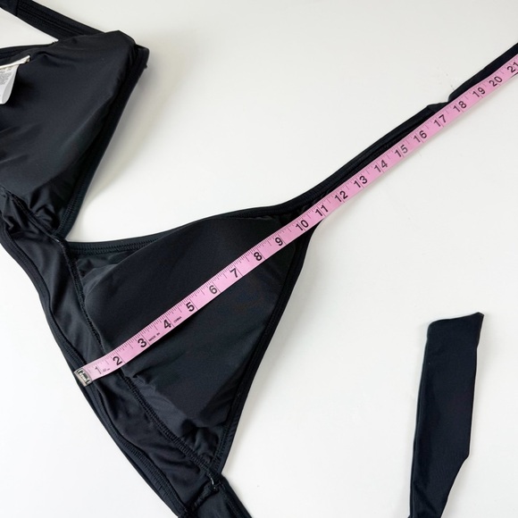 Michael Kors Swim Bikini Top Womens 20W Black Halter NWT Plus Size - Picture 9 of 9